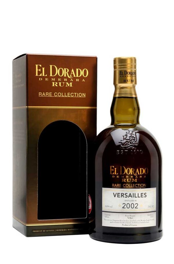 El Dorado rum 2002 VSG Versailles 700ml
