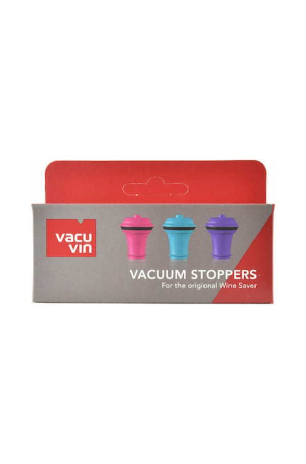 Vacu Vin Vacuum wine stoppers 3 items