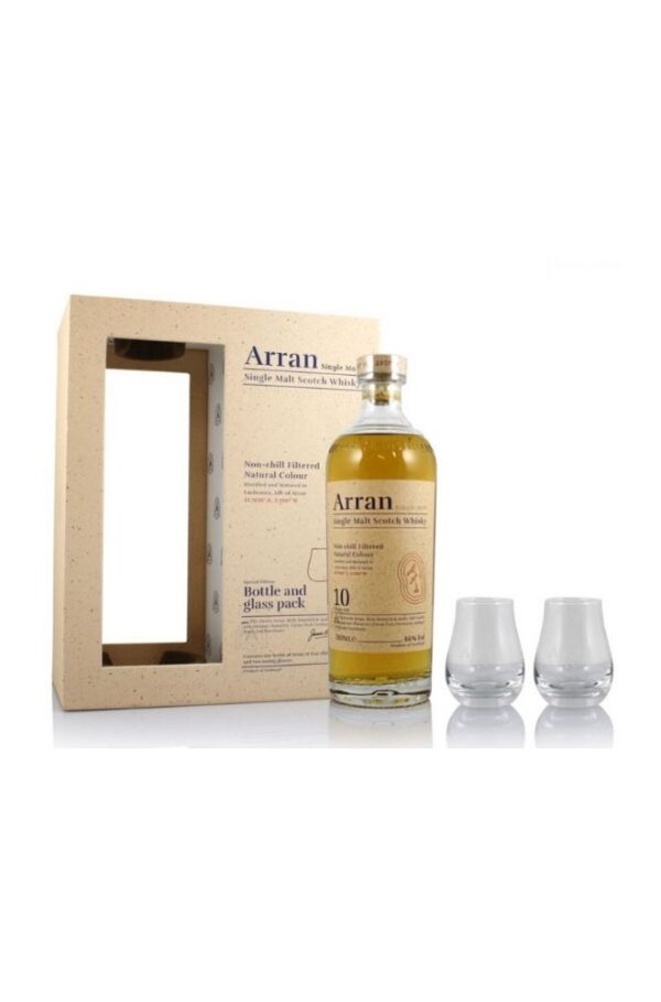 Whisky Single Malt Arran 10 Years Old Gift Pack 700ml