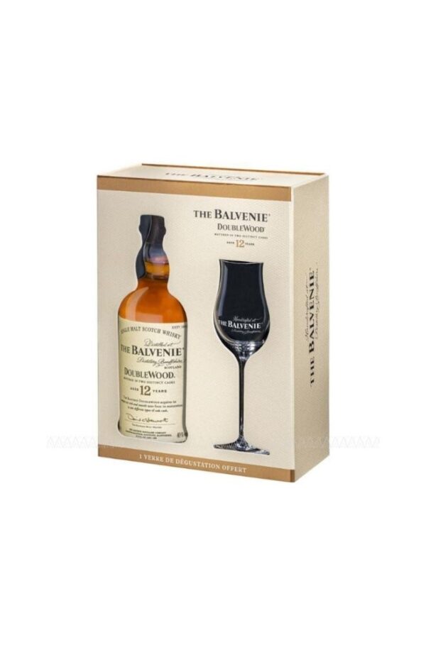 The Balvenie 12 Years Double Wood Whisky Gift Pack 700ml