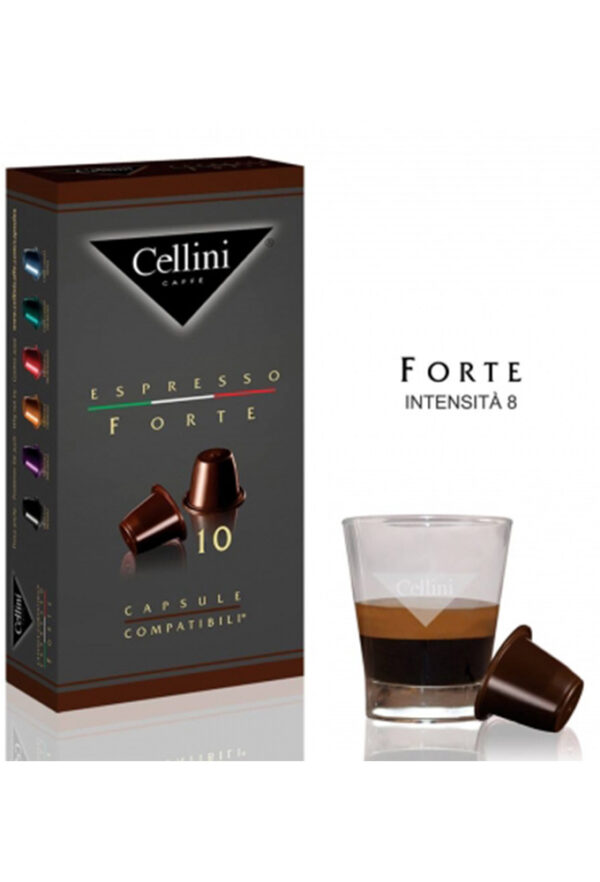 Capsule Compatible FORTE Nespresso Cellini (10 τμχ)