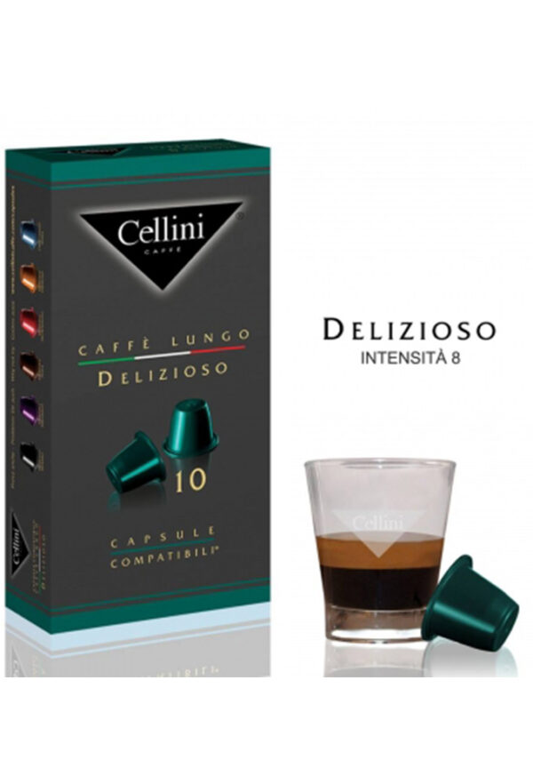 Capsule Compatible DELIZIOSO Nespresso Cellini (10 τμχ)