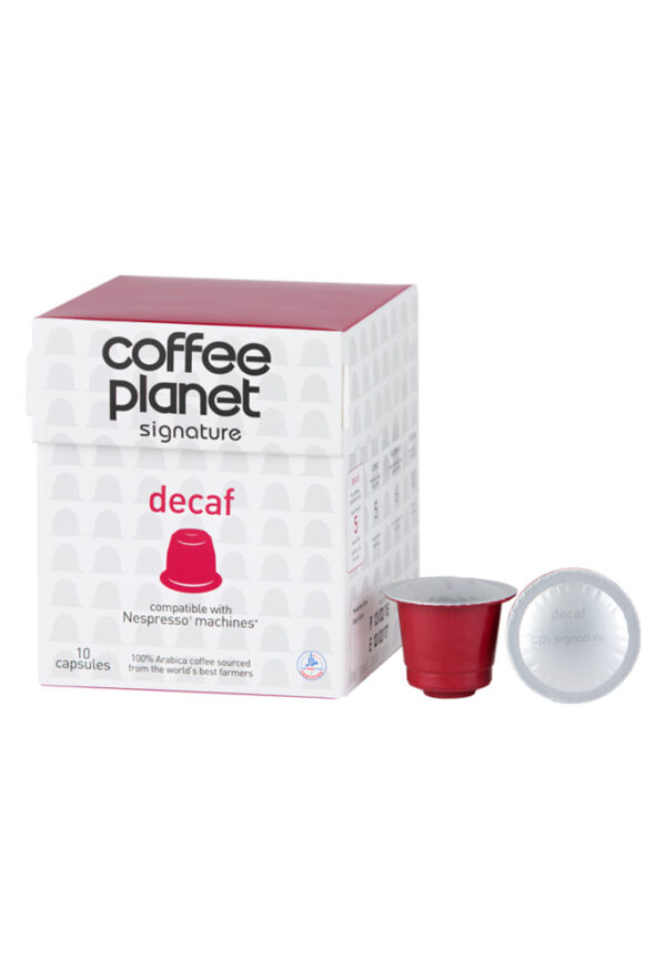 Capsule Nespresso Compatible Coffee Planet Decaf (10 τμχ)