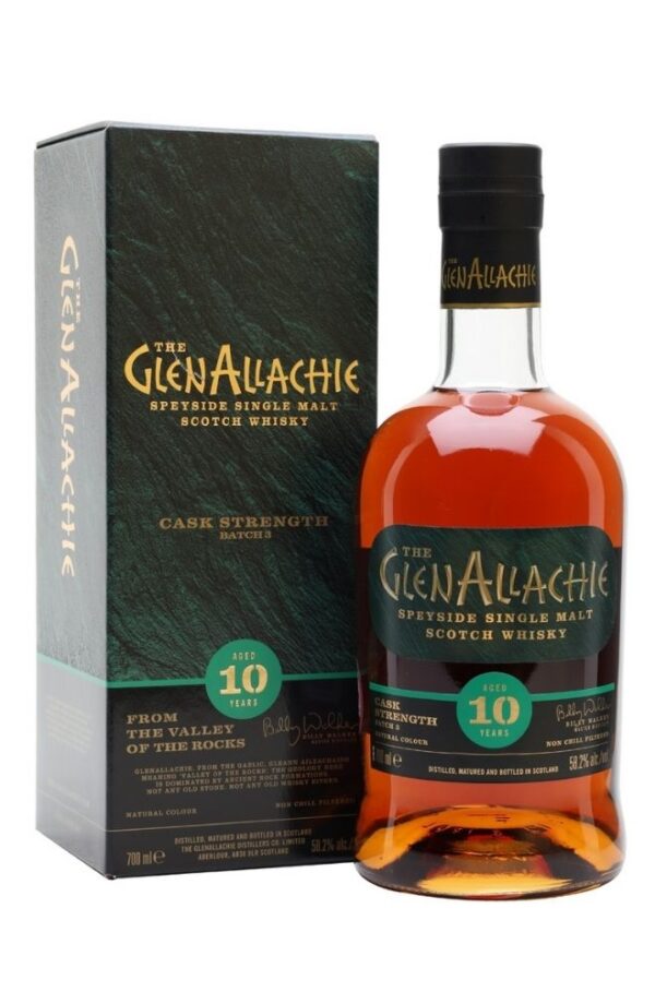 GlenAllachie 10 Years Cask Strength Batch 3 Whisky 700ml