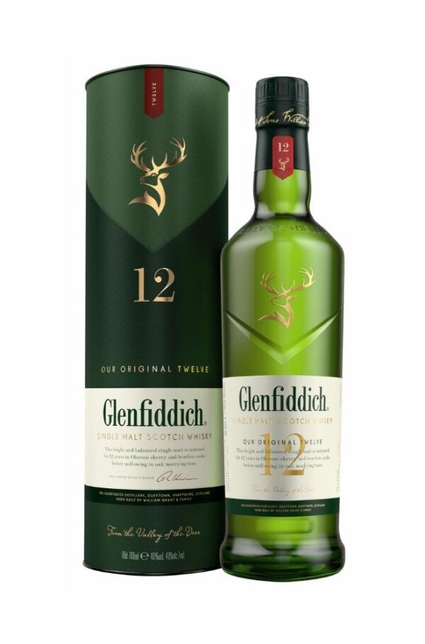 Glenfiddich Single Malt Scotch Whisky 12 Years 700ml