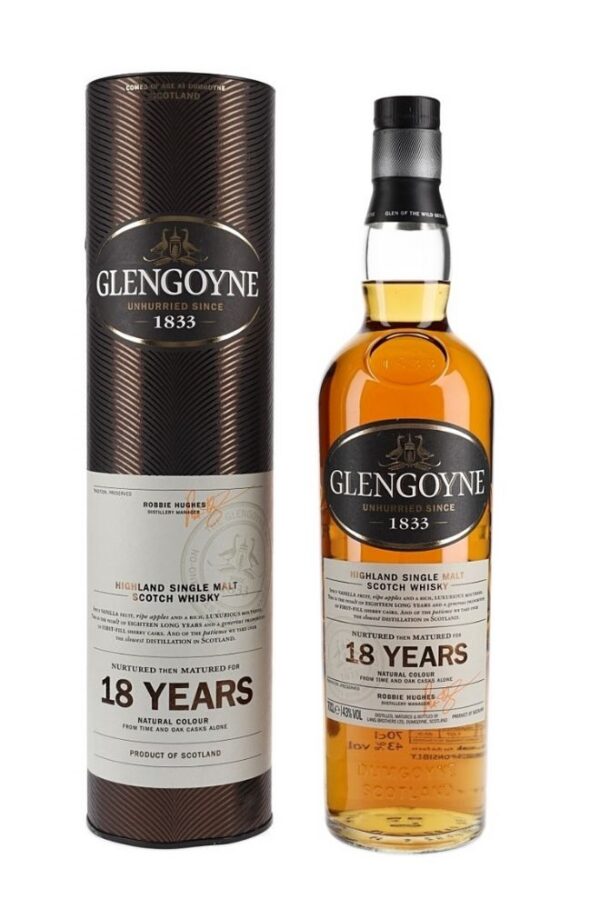Glengoyne single malt scotch whisky 18 years old 700ml