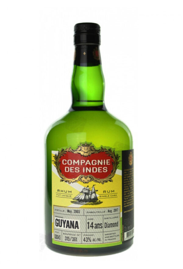 Rum Compagnie Des Indes Guyana (Diamond) 14 Years 700ml