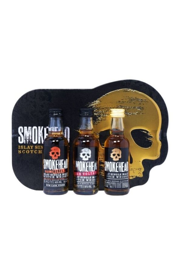 Smokehead gift pack whisky 3 x 50ml