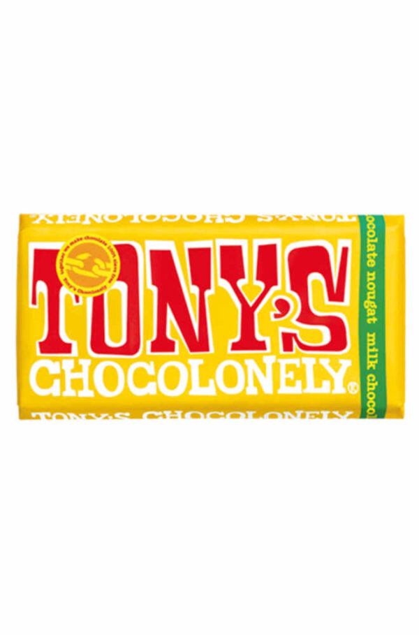 Tony's chocolonely Σοκολάτα γάλακτος nougat 180g