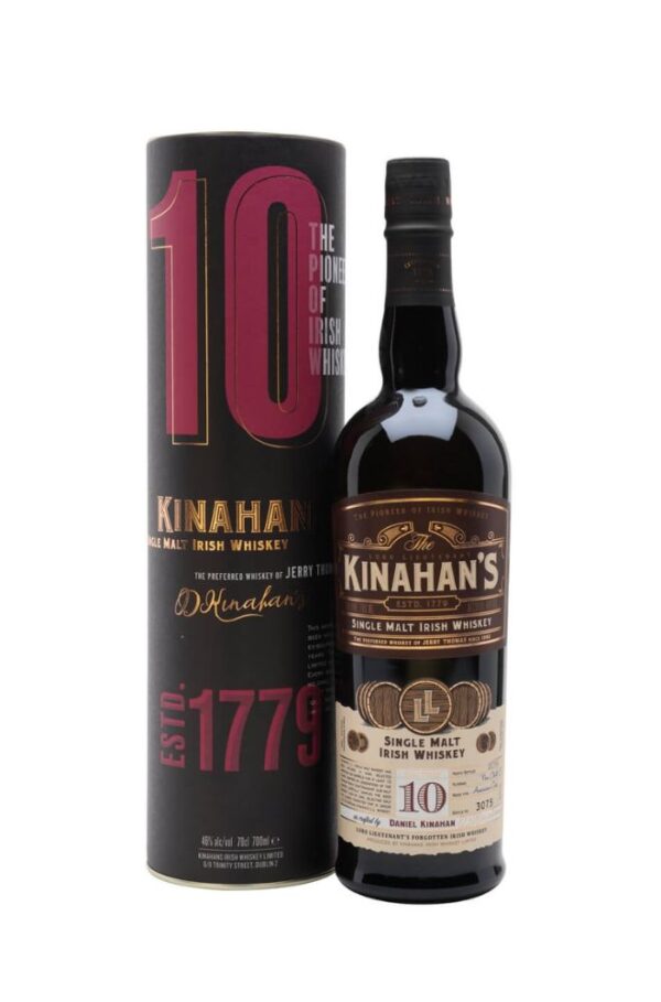 Kinahans Heritage 10 Years Single Malt Irish Whiskey 700ml