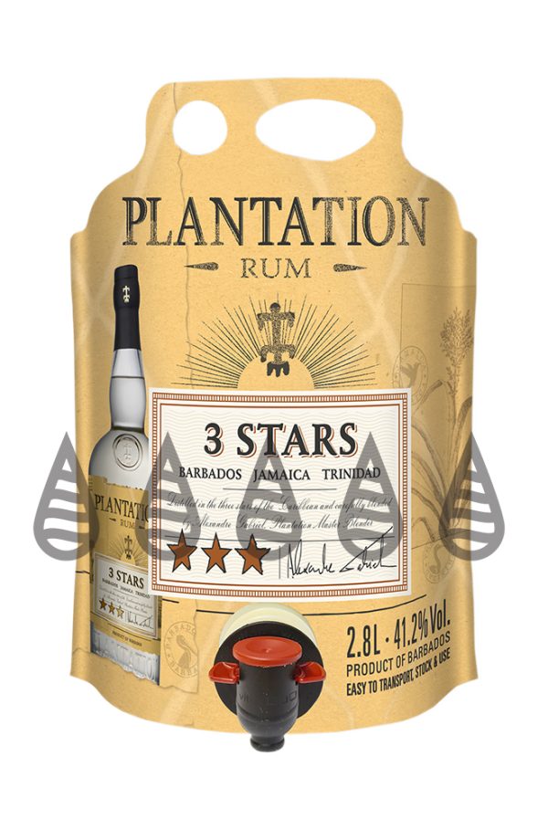 Planteray 3 Stars Rum Eco Pouch 2.8L