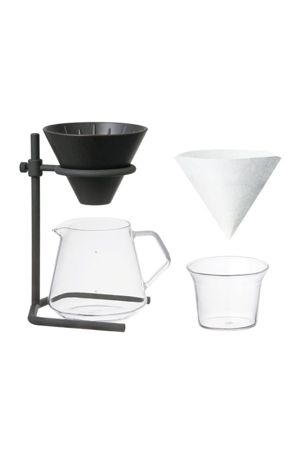 KINTO Brewer stand set 4cups SCS-S04 Black