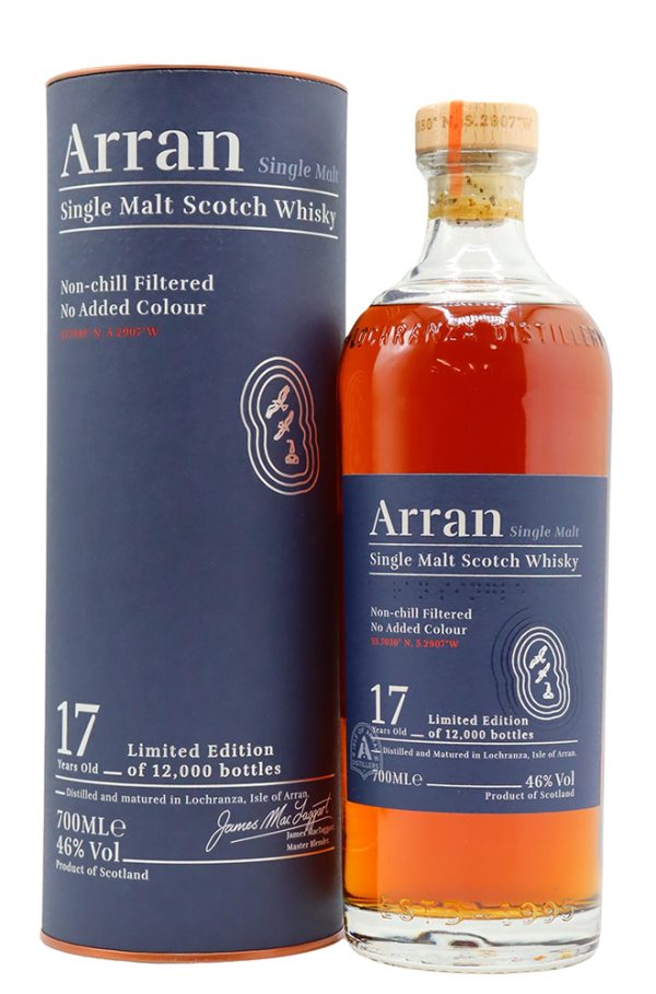 Arran 17 Years Old Single malt Whisky 700ml