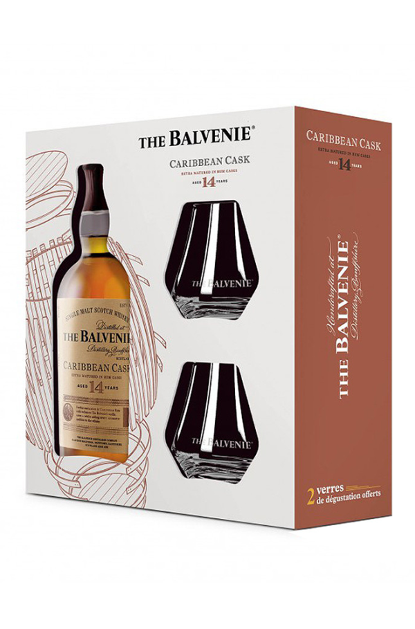 The Balvenie 14 Years Caribbean Cask Whisky 700ml | Gift Pack