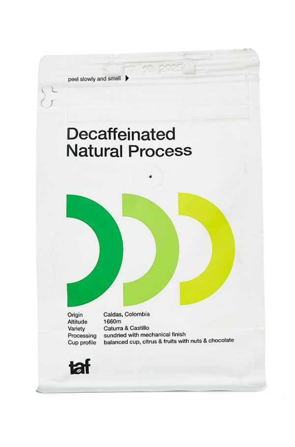 Cafe Taf Decaffeinated espresso 250g