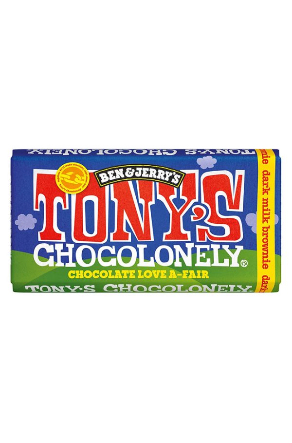 Tonys chocolonely Milk Dark Ben & Jerry's Brownies 180g